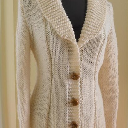 #63 Charming Shawl-Collared Cardigan