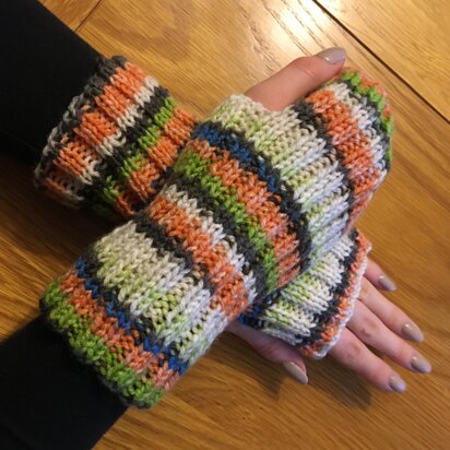 Candy Dreams fingerless gloves