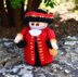 Victorian Town Crier Doll Knitting Pattern - Toy Knitting Pattern