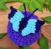 Butterfly & Allium Flower - Chocolate Orange Cover