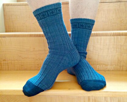 Postage Stamp Socks