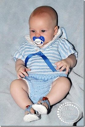Ships Ahoy Sailor Diaper Cover & Shirt 12-110