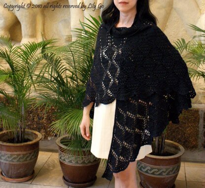 Garden Path Shawl.