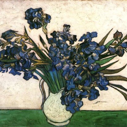 BLUE IRISES - VAN GOGH