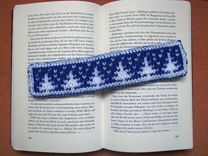 Winter Lesezeichen/Winter bookmark
