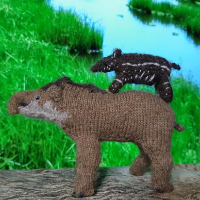 Tapir (and bonus baby)