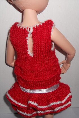 Ruffle Dress for BFC Ink Doll