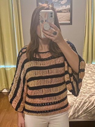 In love with chains Sweater top spring crochet pattern