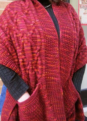 Warm Dundalk Pocket Shawl