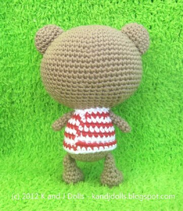 Bobby Bear: Crochet Pattern for a Bear Doll