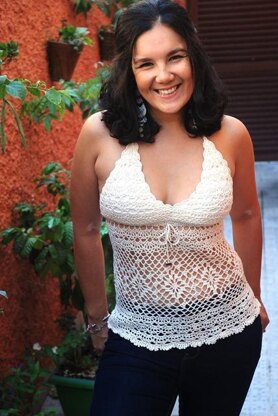 Bohemian Crochet Top Crochet pattern by Roseanna Murray