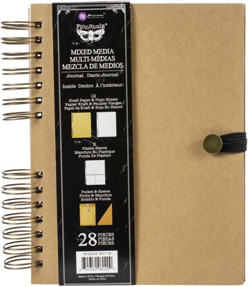 Prima Marketing Spiral Bound Mixed Media Art Journal - 7.5"X9.5"