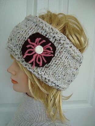 599, HEADBAND,  unisex style, 2 flowers