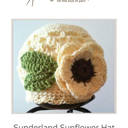 Sunderland Sunflower Baby Hat Crochet Pattern