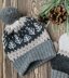 Dark forest hat and mittens