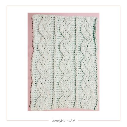 Wavy Track Blanket Pattern