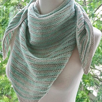 Simple garden shawl