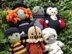 Halloween Dolls Set crochet amigurumi collection Dracula Vampire Frankenstein Monster Mummy Scarecrow Voodoo Doll and Witch