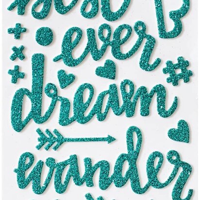 Pink Paislee Thickers Fancy Free Glitter Fancy (52 Piece)