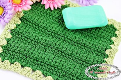 Linked Crochet Washcloth