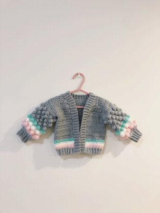 Baby poet cardigan