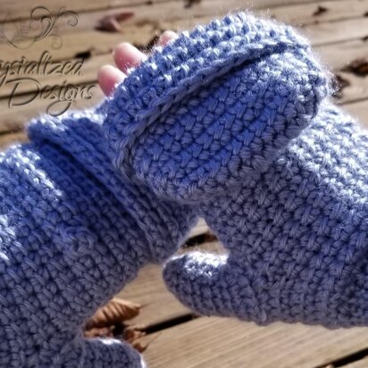 Linked Flop Top Mitten