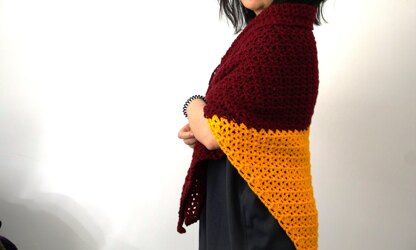 Summer v stitch shawl