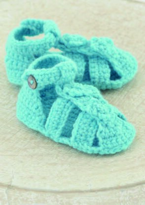 Sandals in Sirdar Snuggly DK - 4752 - Downloadable PDF