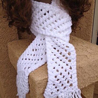 Lattice Stitch Scarf