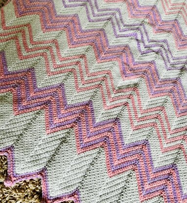 Whimsy Waves Baby Blanket Pattern