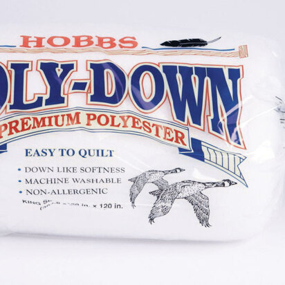 Hobbs Polydown Wadding 120x120in (King)