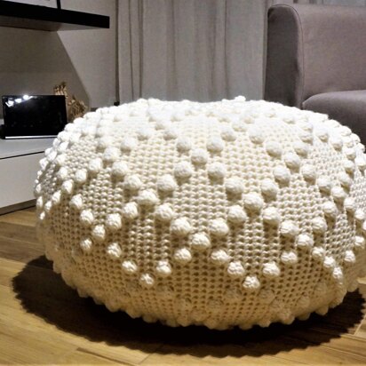 Crochet Rombo Pouf Small and Middle Size