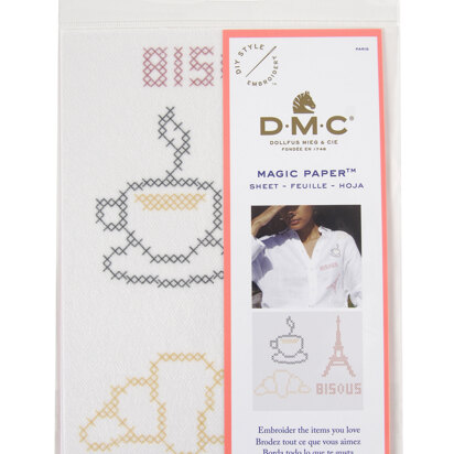 DMC Magic Paper Paris Cross Stitch Sheet