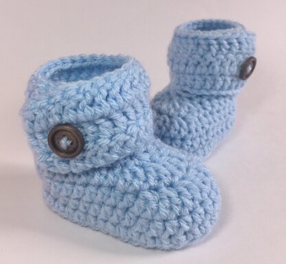 Wrapped Baby Booties Crochet Pattern