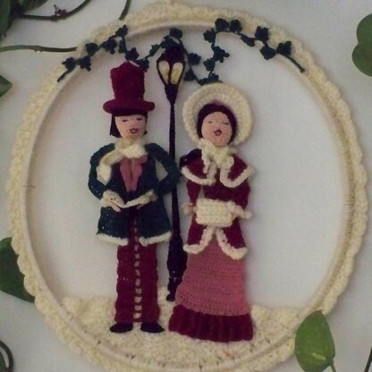 Victorian Carolers Wall Hanging