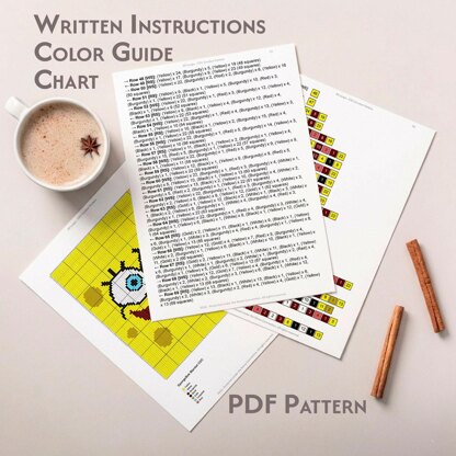 Home Decor SpongeBob SquarePants Blanket Digital Download C2C Crochet Pattern