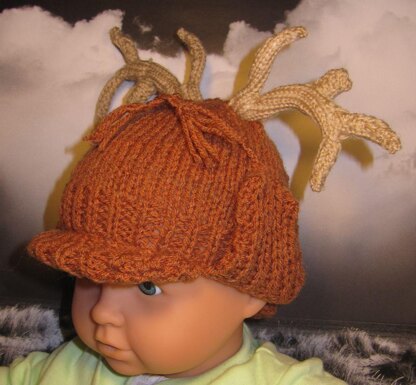 Baby Deerstalker Beanie Hat