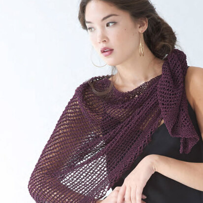 Xenia Shawl in Berroco Mykonos - Downloadable PDF