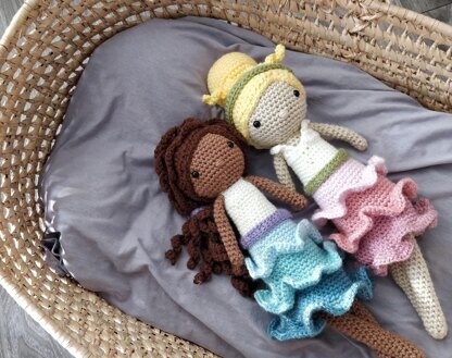 Bianca and Luna Dolls Crochet Amigurumi
