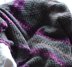 Grey & Magenta Granny Square Blanket