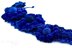 Royal Blue. Genia Crocheted Scarf & Flower Pins