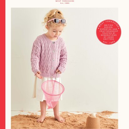 Girls Cardigans in Sirdar Snuggly 100% Cotton - 2576 - Downloadable PDF