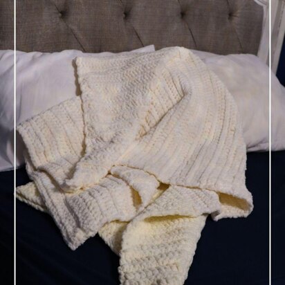 Beginner Friendly Comfy Chunky Crochet Blanket Pattern