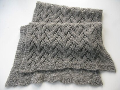 Felted Lace Wrap