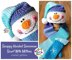 Snappy Hooded Snowman Scarf With Mittens