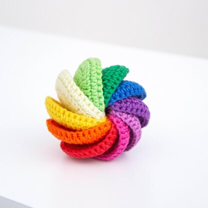 Colorful Baby Toy Crochet Pattern