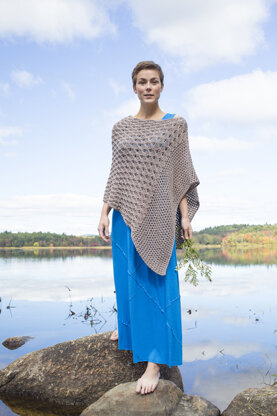 Scarlet Sage Poncho in Berroco Maya - PDF340-2