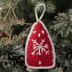 Decorative Red Snowflake For Christmas Tree Crochet Pattern