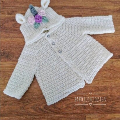 Baby Unicorn Dreams Hooded Jacket