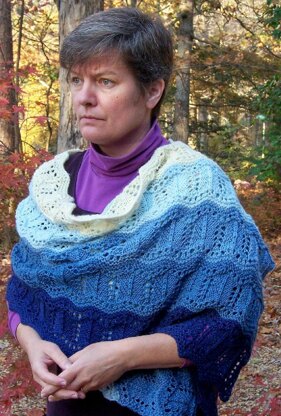 Blue Ridge Mountains shawl